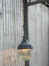 Industrial style Grey bulb lamp in Iron and glass