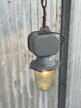 Industrial style Grey lamp in Iron and glass