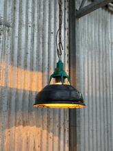 Industrial style Enemal pendant lamp in Enemal and iron