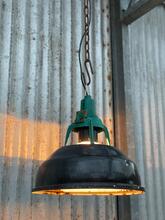 Industrial style Enemal pendant lamp in Enemal and iron