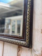 Antieke spiegel Antiek stijl in ijzer en glas ,