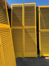 Antique style Antique yellow shutters in Wood, Europe