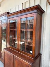 Antique style Closet in wood and glass 20e eeuw