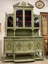 style Antique dining room cabinet in Wood and marmer