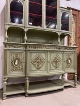 style Antique dining room cabinet in Wood and marmer