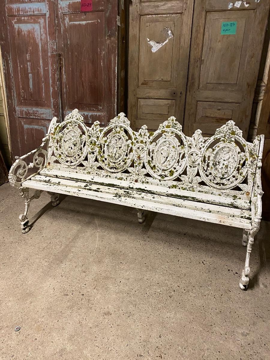Antique White Bench Burbri Recent Added Items European