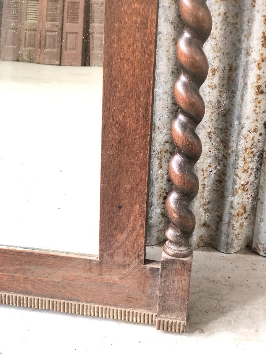 Big Antique Wooden Mirror Mirrors Items By