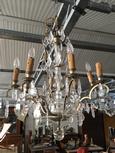 Crystal chandelier style Classic in Crystal , Antique