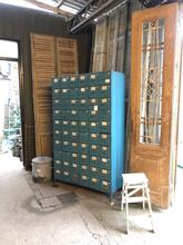 Industrial style Industrial blue chest of drawers in Iron