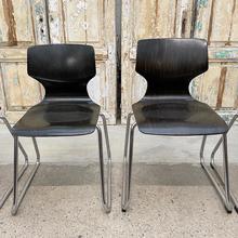 Industrial style Industrial chairs in Wood and iron, Europe 20e eeuw