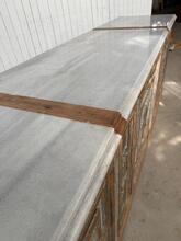 Toonbank met marmer Antiek stijl in Hout en marmer,
