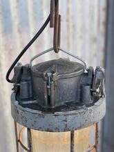 Industrial style Cage lamp in Glass and iron