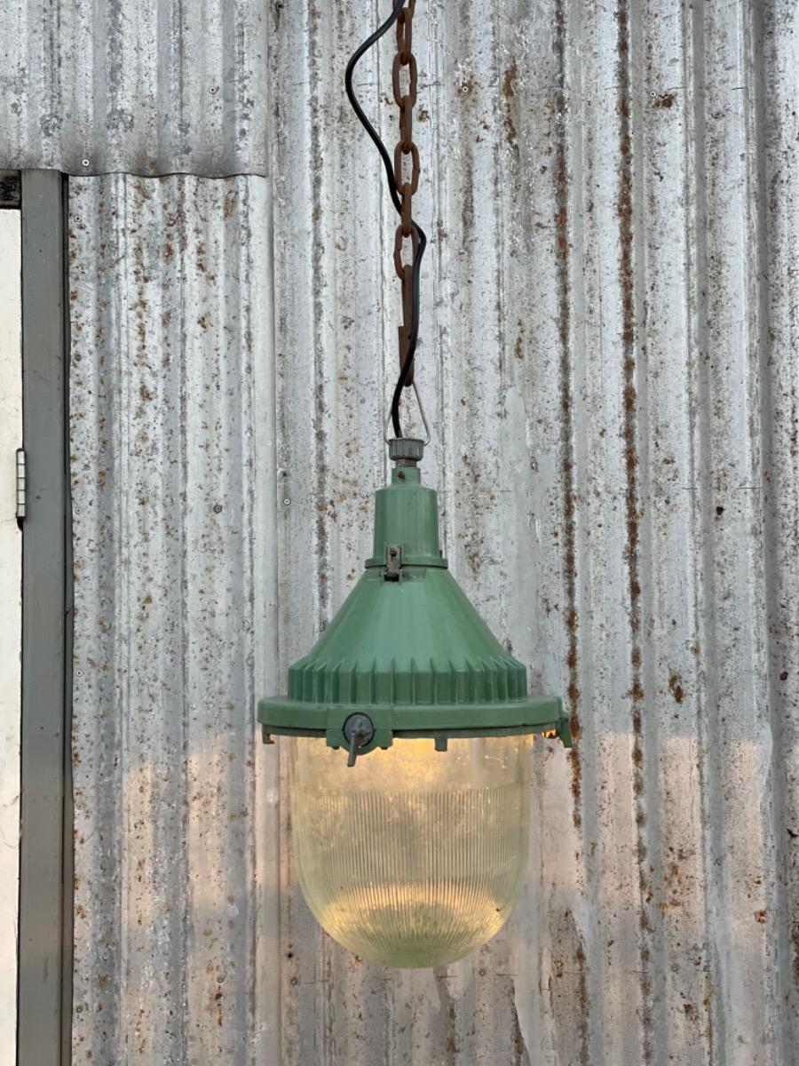 10+ Industrial Green bulb lamp