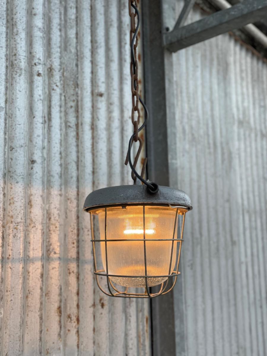 10+ Industrial Grey cage lamp