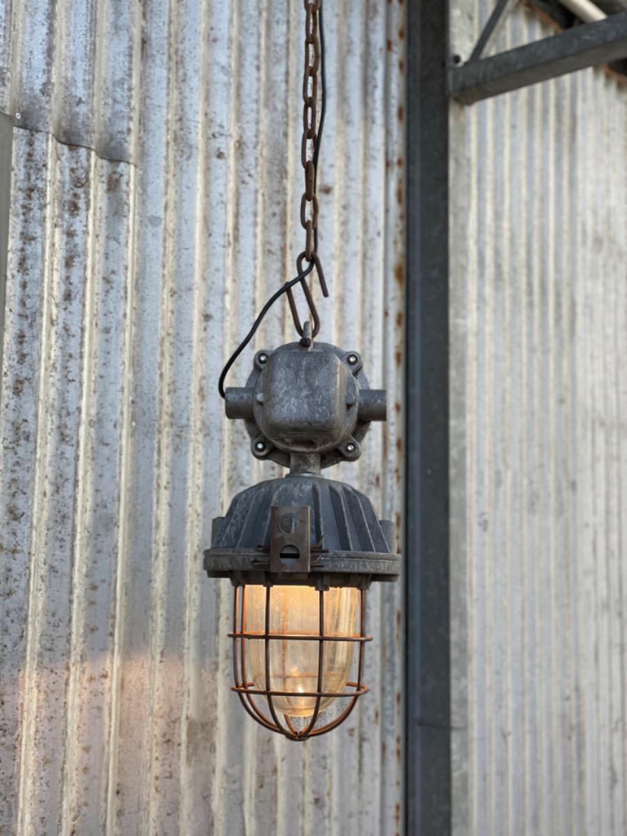 10+ Industrial Grey cage lamp