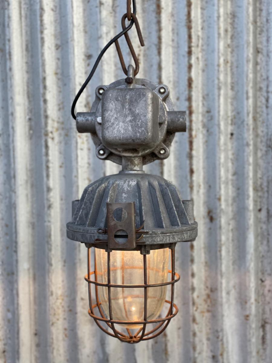 10+ Industrial Grey cage lamp