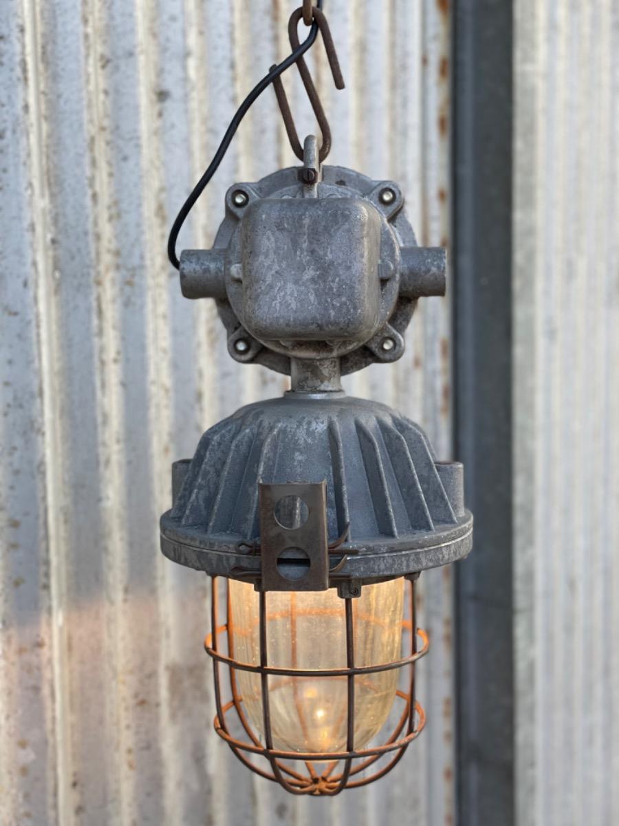 10+ Industrial Grey cage lamp