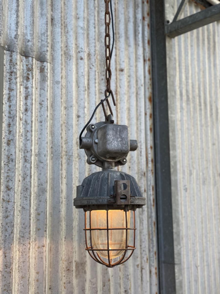 10+ Industrial Grey cage lamp