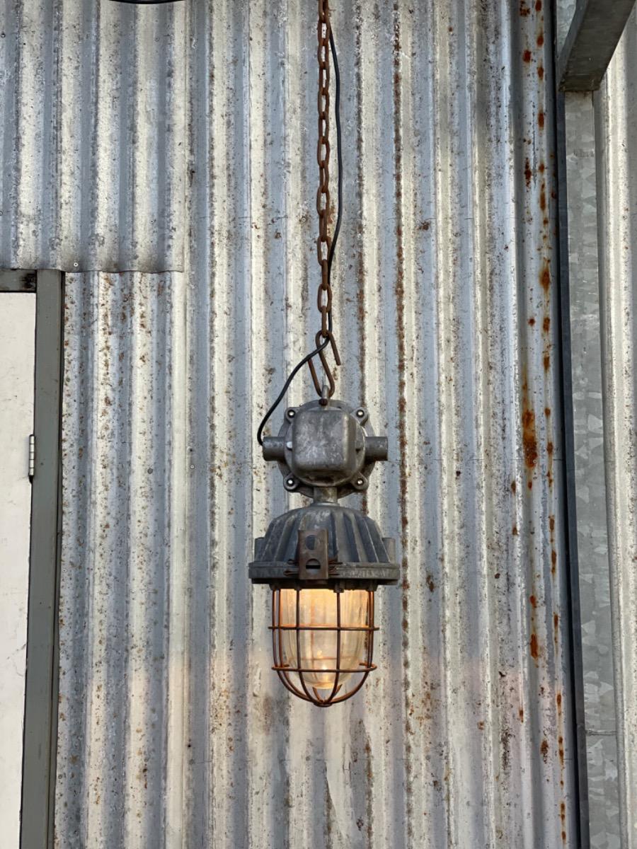 10+ Industrial Grey cage lamp