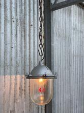 Bollamp Industrieel stijl in Glas en metaal,