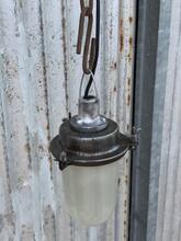 Hanglamp glas bully Industrieel stijl in Glas en metaal,