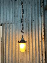 Hanglamp glas bully Industrieel stijl in Glas en metaal,