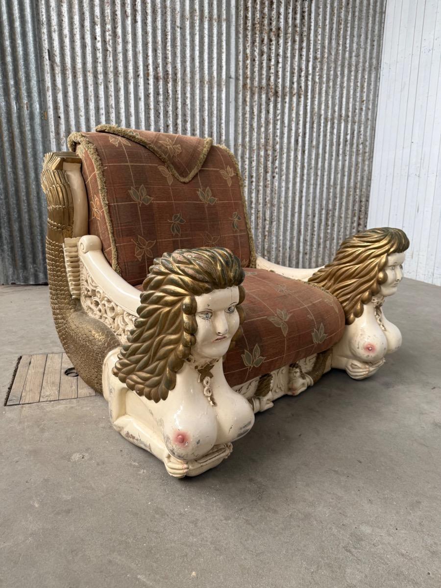 2 x  Brocante Mermaid chair
