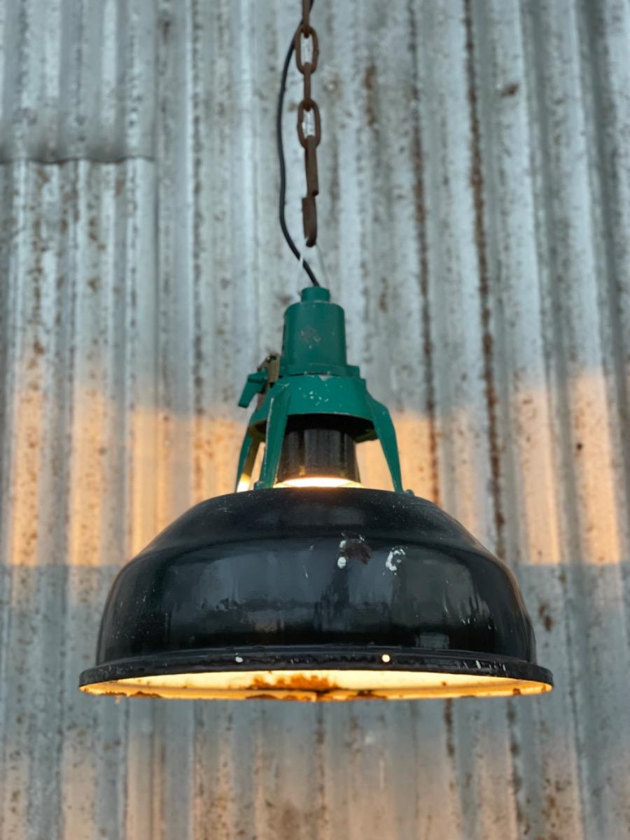 20+ Industrial Enemal pendant lamp
