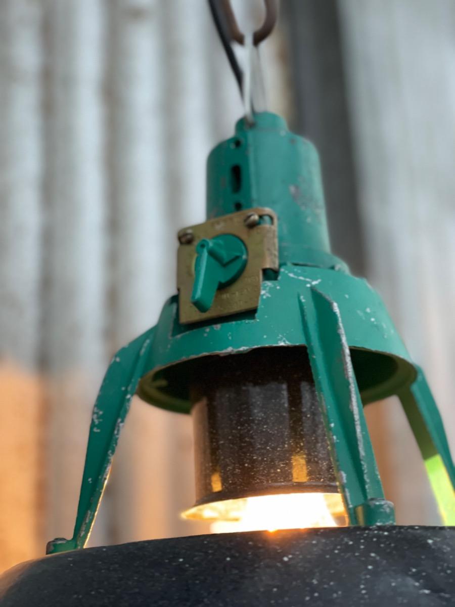 20+ Industrial Enemal pendant lamp