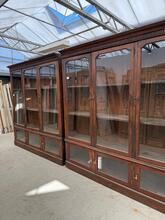 Winkelkast Antiek stijl in Hout en glas,