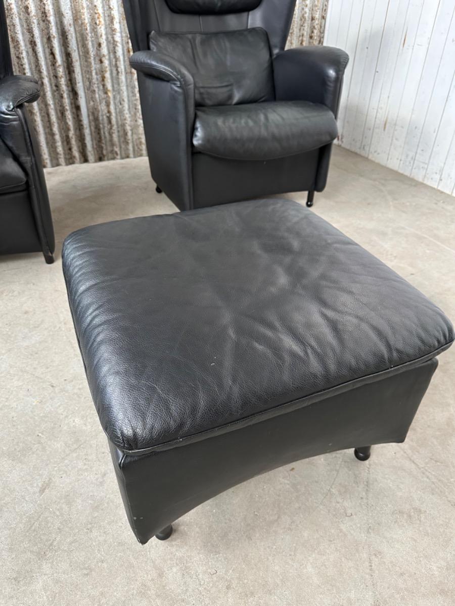 2x Design De Sede Fauteuils hocker