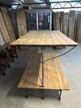 Winkel etagere  Industrieel stijl in Hout en ijzer, Europa 20e eeuw