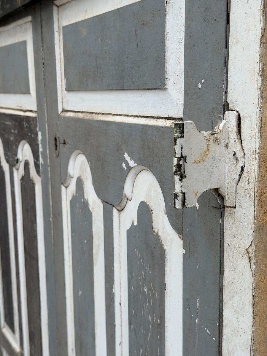 3x Set doors hardwood in frame 