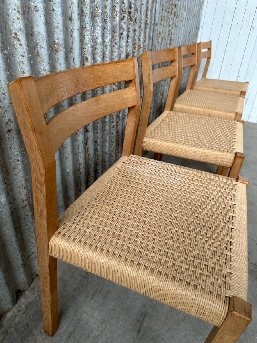 4 Designer J L Moller Chairs