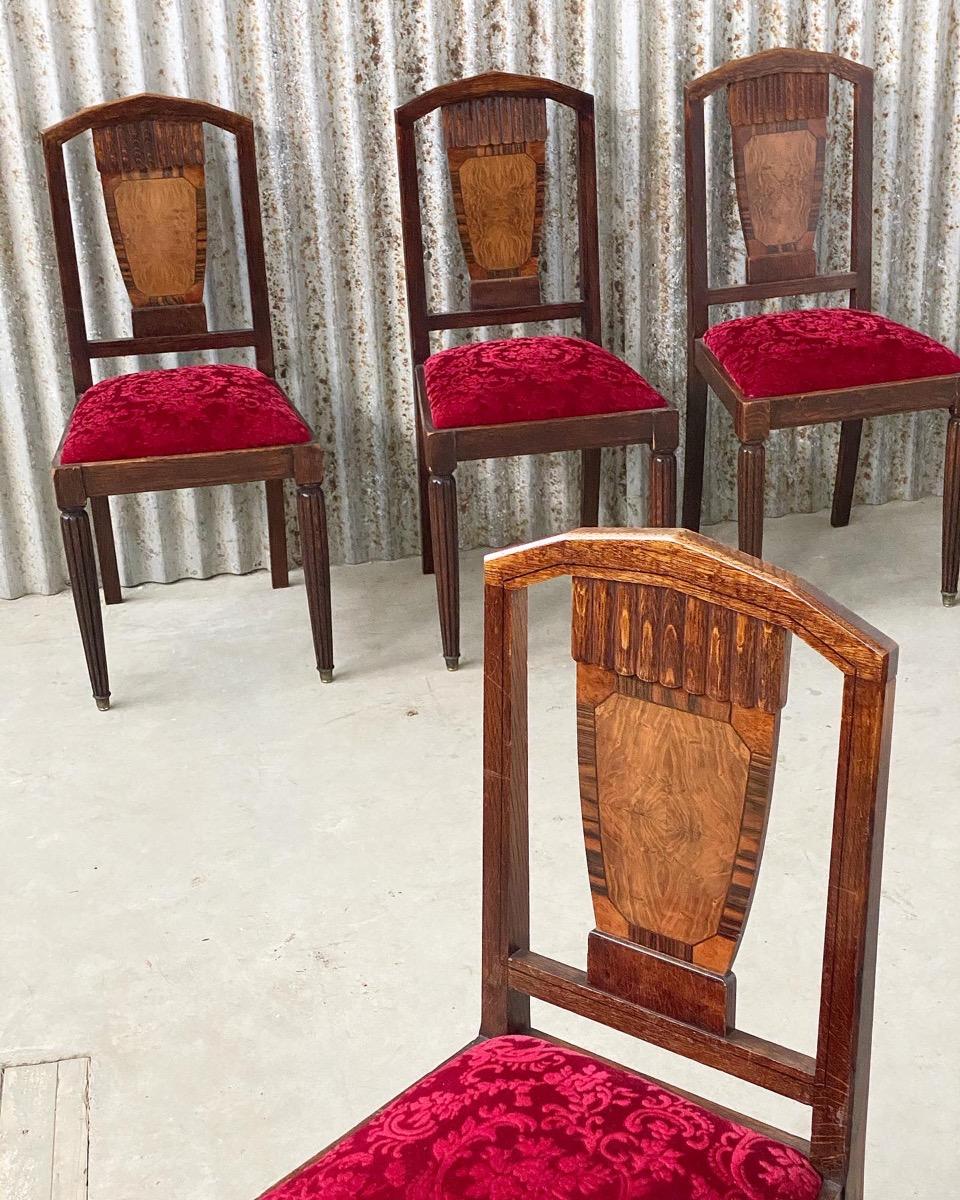 6 Art-deco Chairs
