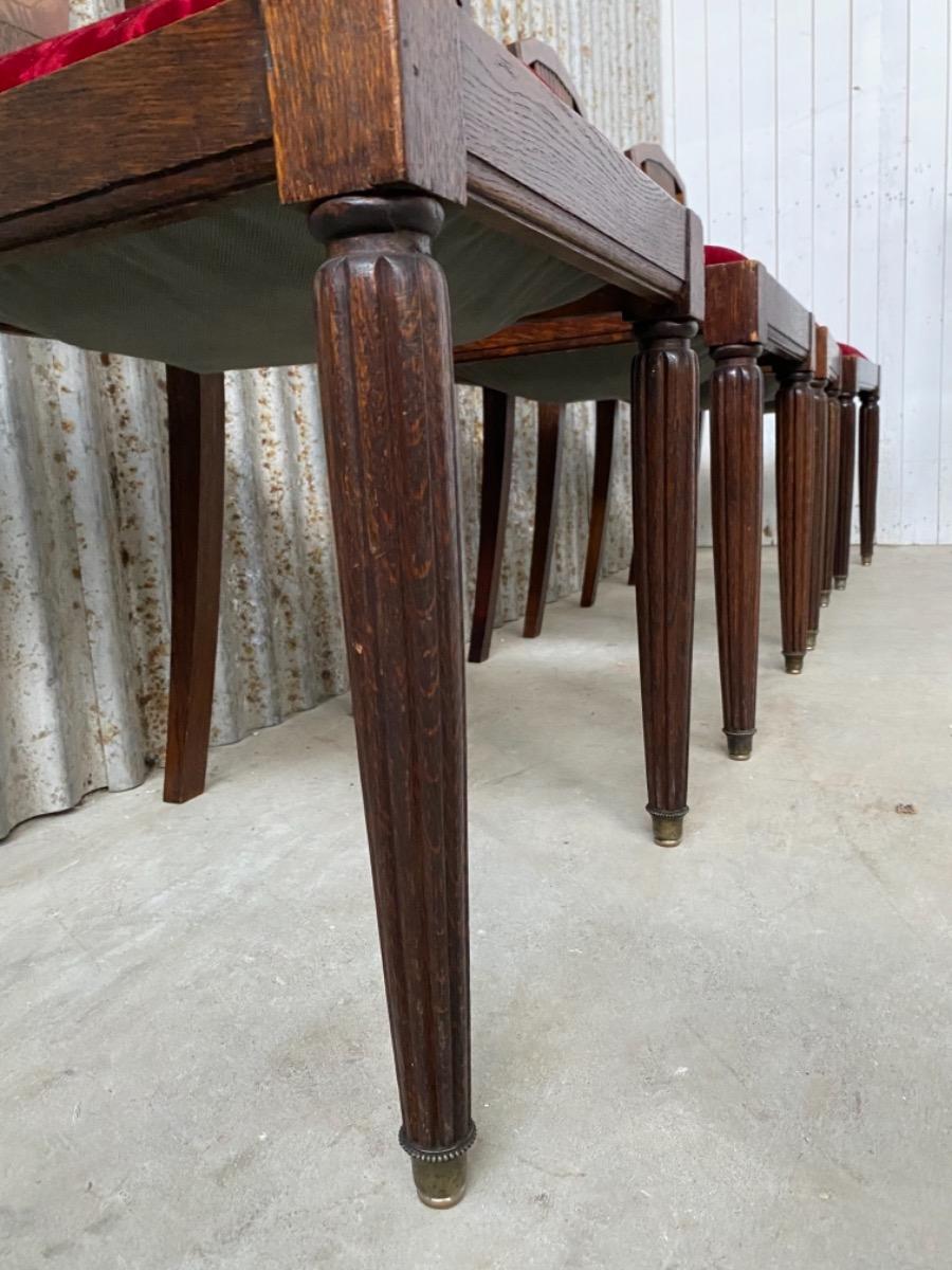 6 Art-deco Chairs