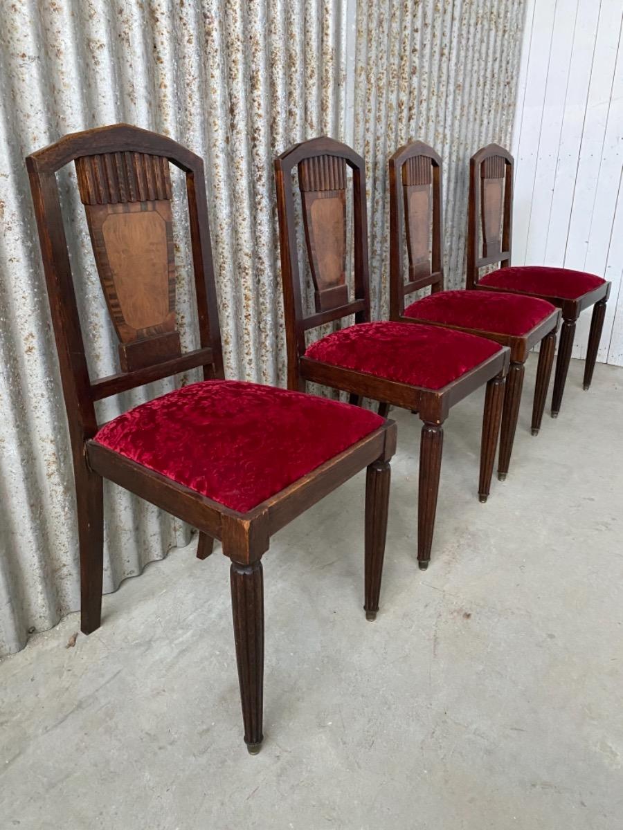 6 Art-deco Chairs