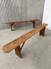 1x houte bank  Antiek stijl in Hout, Europa
