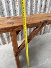 1x houte bank  Antiek stijl in Hout, Europa