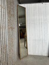 Antieke dam spiegel Antiek stijl in hout en spiegel, Amsterdam 20e eeuws