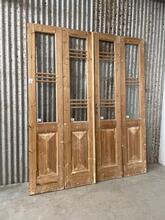Deuren  Antiek stijl in Hout en glas ,