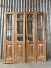 Deuren  Antiek stijl in Hout en glas ,