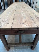 Eettafel Antiek stijl in hout, Frankrijk 20e eeuw