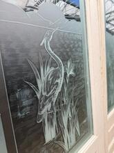Glazen deuren Antiek stijl in hout en glas,