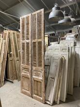 Oude luiken Antiek stijl in hout,
