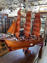 Antiek schip Antiek stijl in hout,