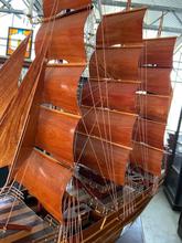 Antiek schip Antiek stijl in hout,