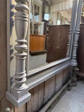 Spiegel Antiek stijl in hout en glas,