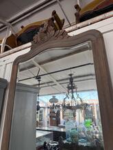 Spiegel Antiek stijl in Hout en glas ,