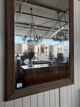 Spiegel Antiek stijl in Hout en glas ,